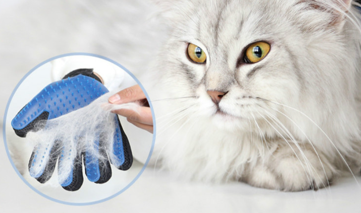 Miniatura 2 de Guante Para Peinar y Masajear Mascotas